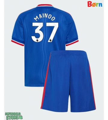 Manchester United Kobbie Mainoo #37 Replika Babytøj Udebanesæt Børn 2026-27 Kortærmet (+ Korte bukser)